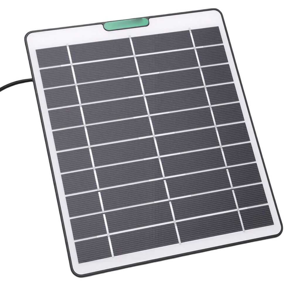 5-W-Solarmodul für die Arlo Pro 5S-Überwachungskamera – Monokristallines Silizium-Solarladegerät mit 3-poliger Schnittstelle für Sicherheitsk...