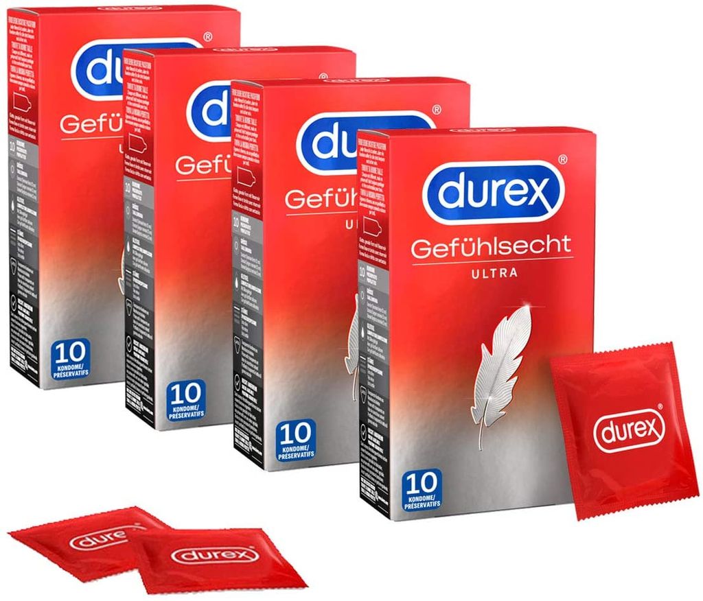 Durex Gefühlsecht Ultra Kondome - Angenehmer Geruch, Produktbild 