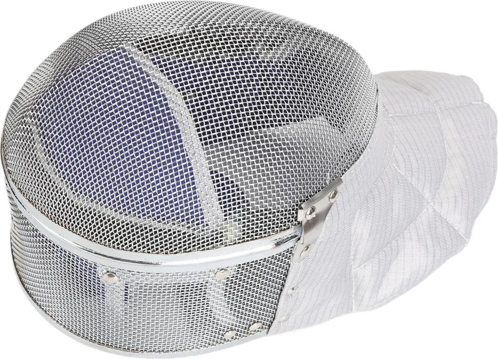 Masque d'escrime blanc taille S avec intérieur lavable