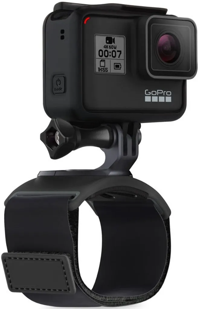 Fixation GoPro The Strap idéale pour le surf, le VTT et le parachutisme