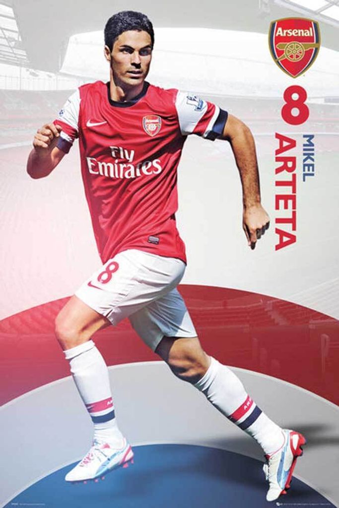 Fußball - Poster - Arsenal - Arteta 12/13