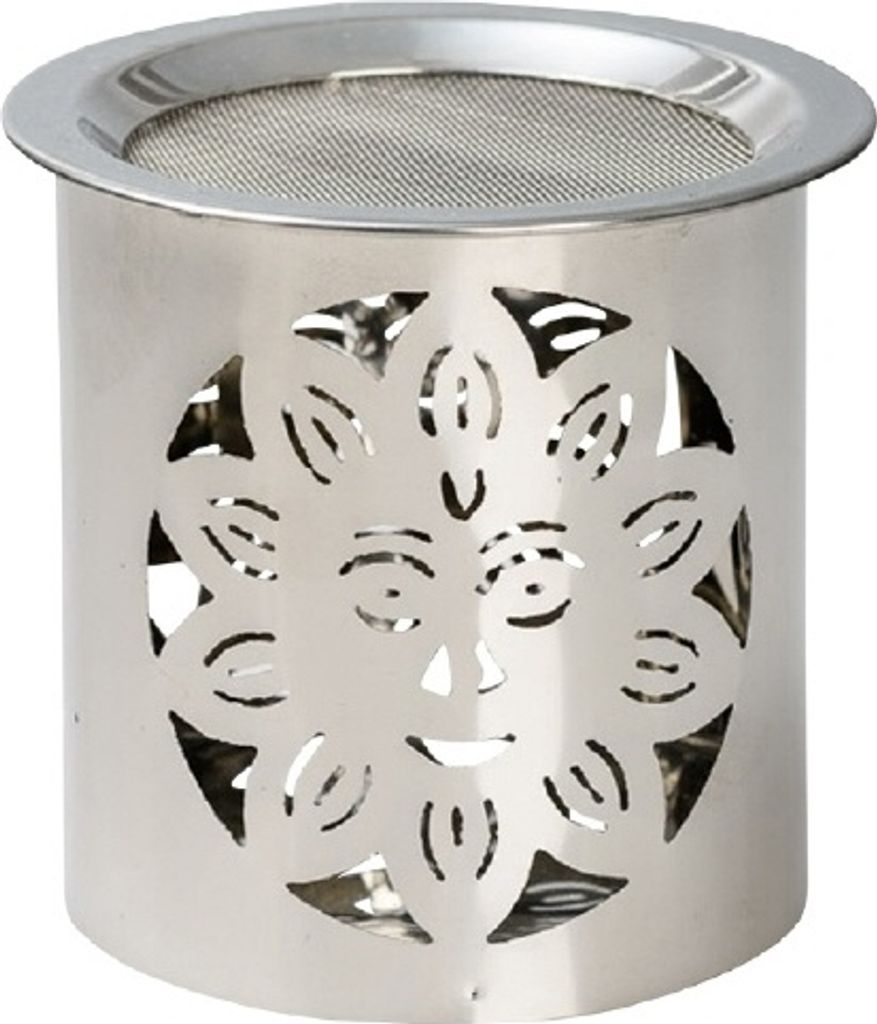 Räucherstövchen Sonne Edelstahl, Höhe 8 cm Produktbild 