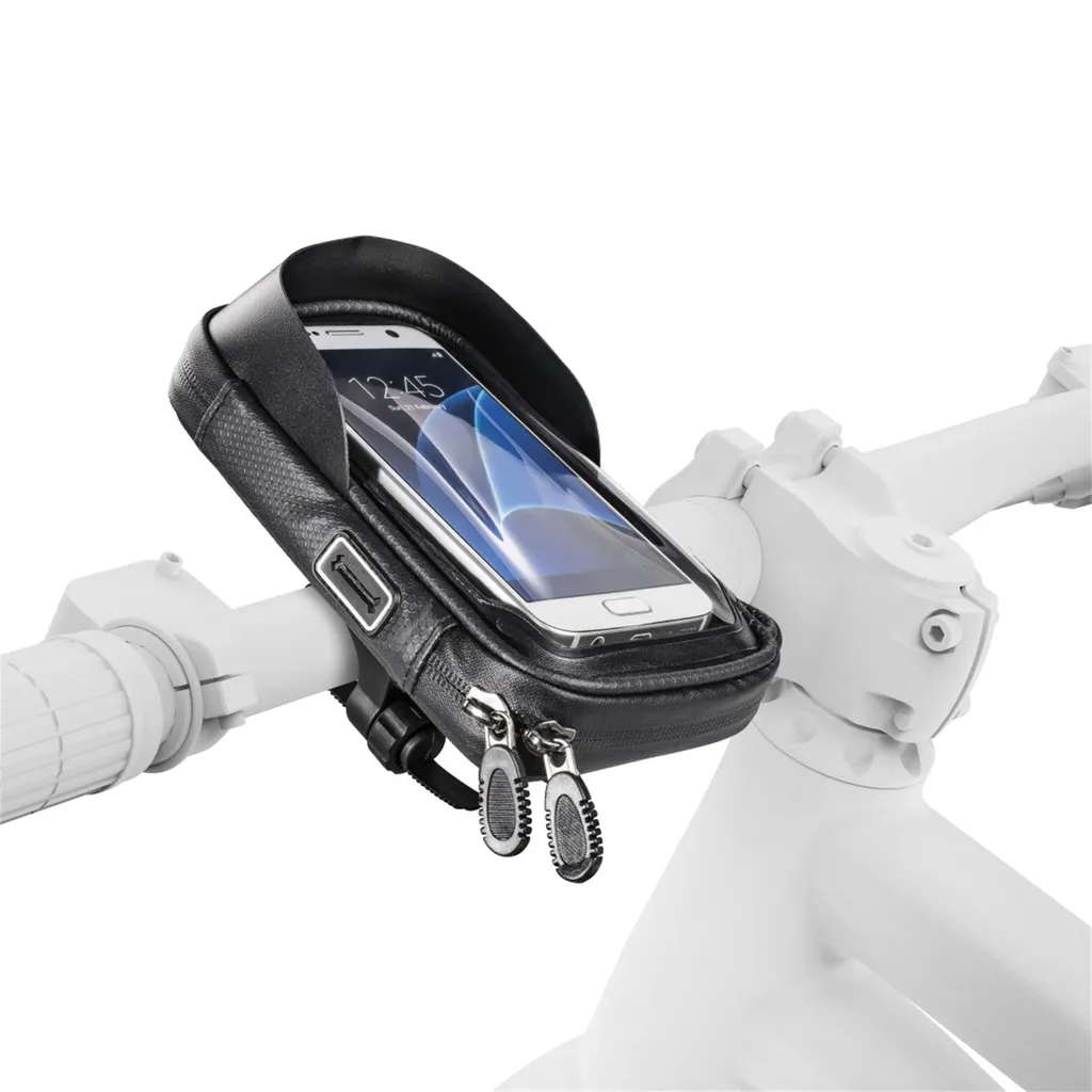 Support Smartphone Noir Ajustable Hama Multi avec Maintien Latéral Sûr - 12