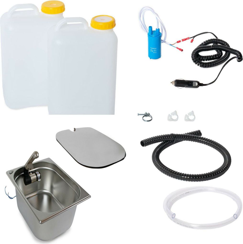 12V Evier de camping en kit Evier + couvercle Sprinter 19 Image du produit 