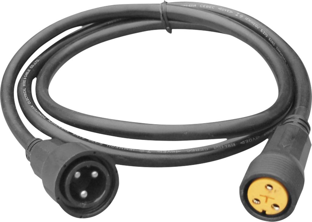 Showtec IP65 Power Extension Cable for Spectral Series Staub- und spritzwassergeschütztes Verlängerungskabel - 1,5 m