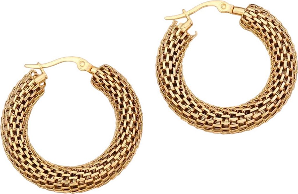 Aloise Ohrringe in Gold – Trendiger Schmuck für empfindliche Haut KP28378