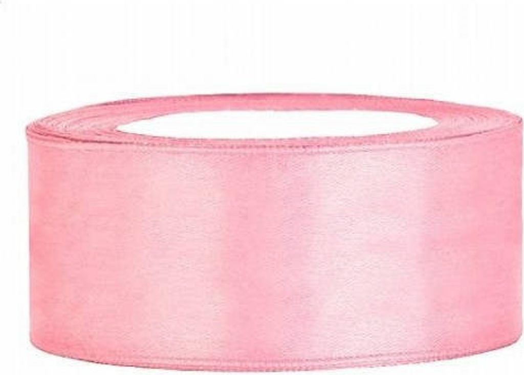 Band Satinband PINK Deko Ornament 25mm 25m