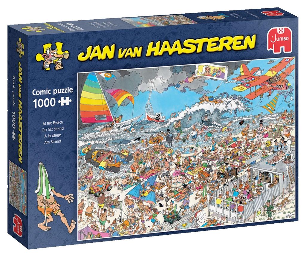 Jan van Haasteren At the beach 1000 Teile Puzzle Produktbild 