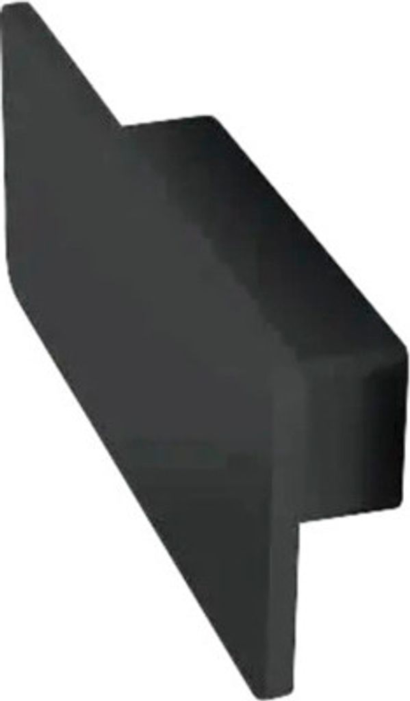 Wandpaneel mit Ablage Devo Lotos BxHxT 50x20x12 cm perfect touch schwarz matt