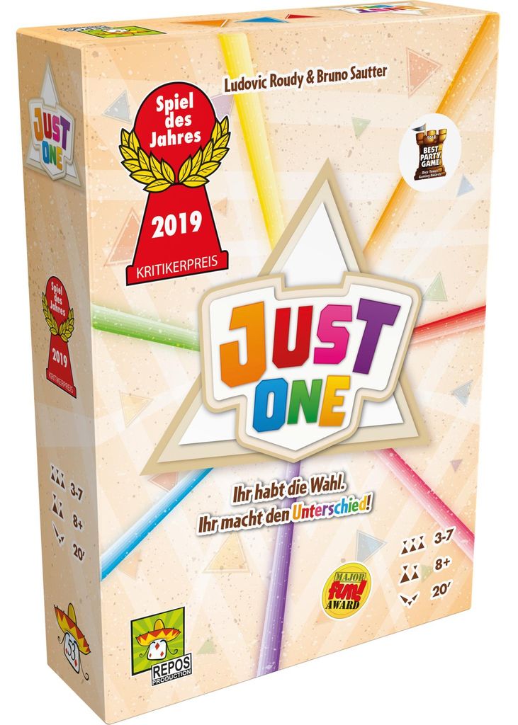 Asmodee Just One, Partyspiel, (Spiel des Jahres 2019)