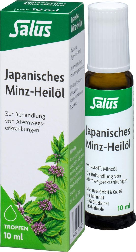Huile médicinale de menthe japonaise Salus 10 ml Image du produit 