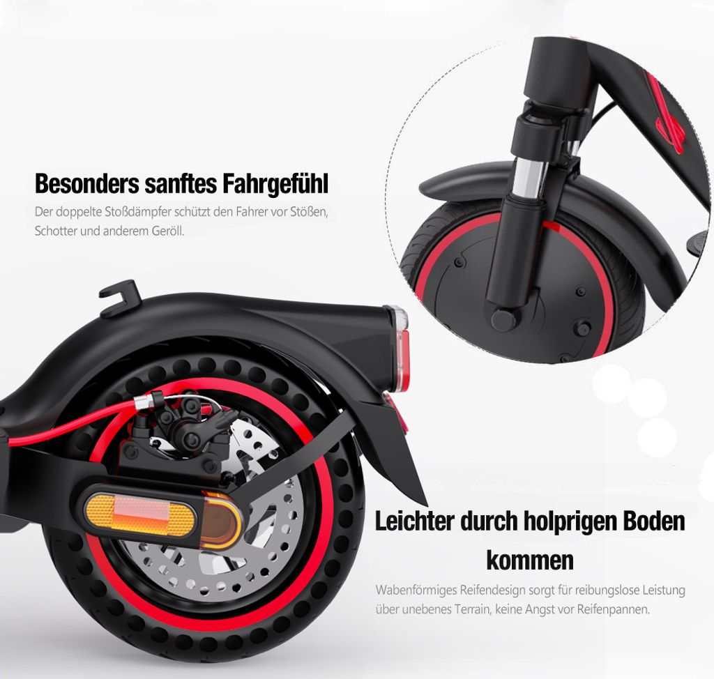 8.5 Zoll E Scooter mit Straßenzulassung Max.30km Produktbild 5