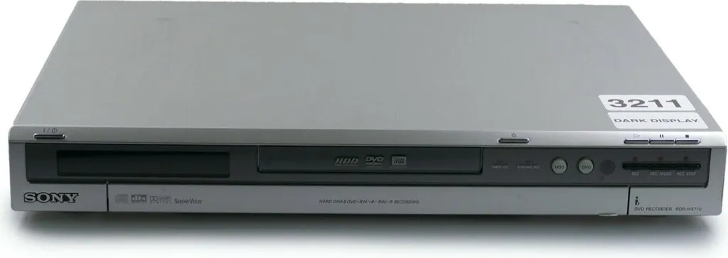 Sony RDR-HX710 : Solution d'Archivage Vidéo sur HDD 160 Go et DVD