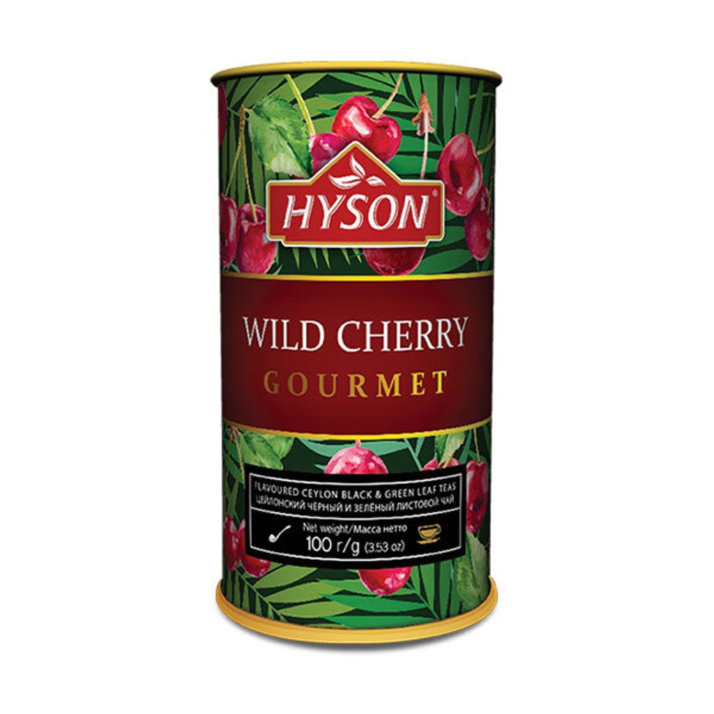 HYSON Wild Cherry 100g (loses Blatt, schwarzer und grüner Produktbild 