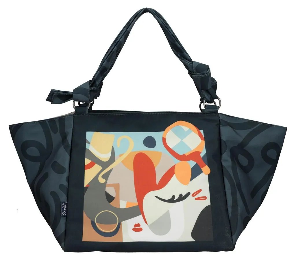 Sac fourre-tout Anekke pour les cours, le travail et le shopping bleu
