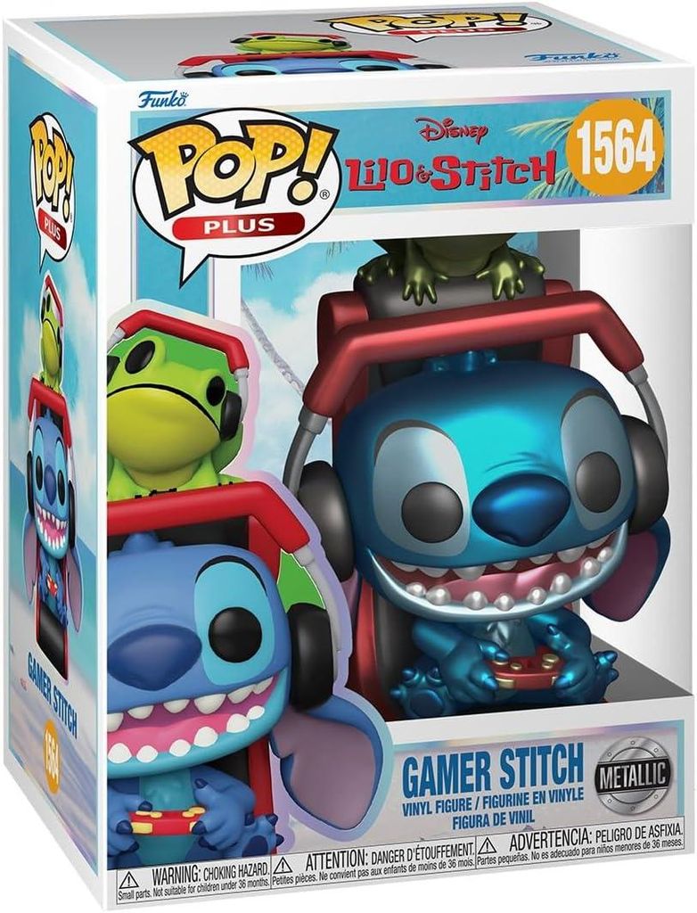 Funko Pop! Plus Disney: Lilo & Stitch – Gamer Stitch Obrázok produktu 
