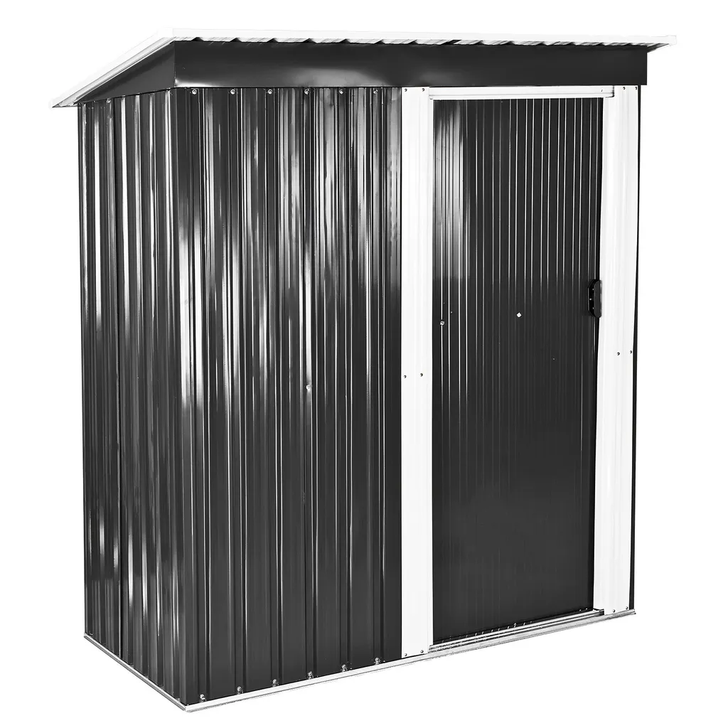 Cabanon de jardin en acier Perth 1,5m² - Rangement outils de jardin extérieur