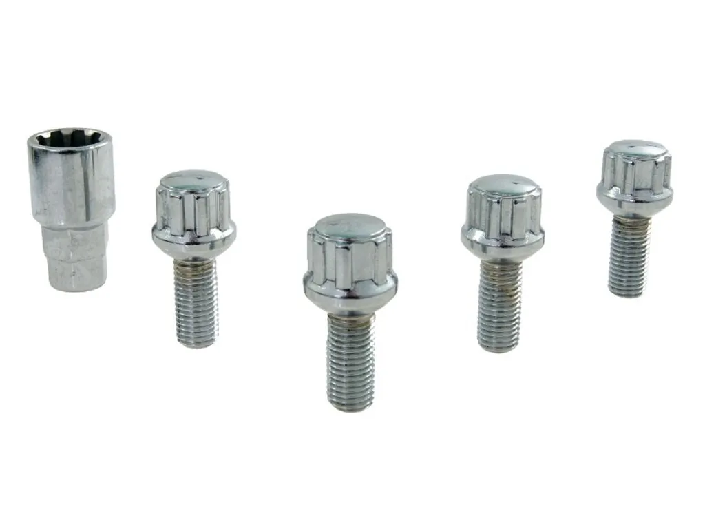 Bulloni Antifurto M12x1,5x26mm C-Ball per Cerchi Originali Mercedes e VW