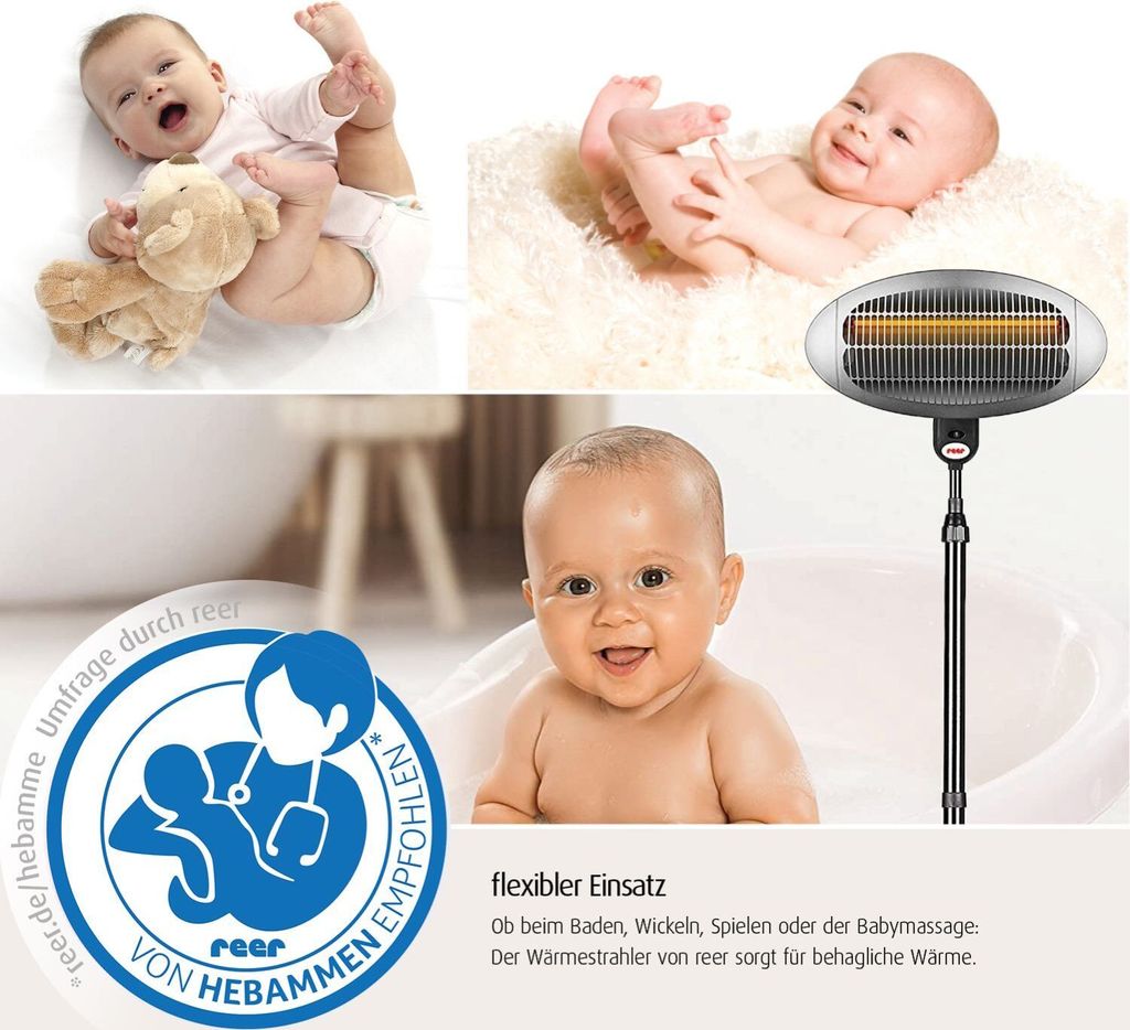 REER Wickeltisch-Heizstrahler mit Ständer Produktbild 18