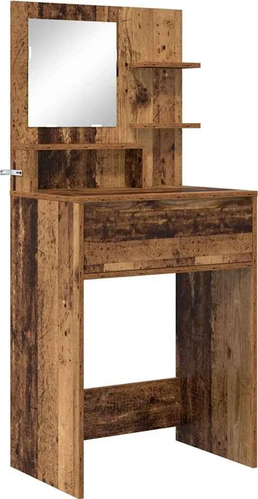 Offerta SYFAX™ Tavolo da Trucco Legno Vecchio con Cassetto - Stock Limitato