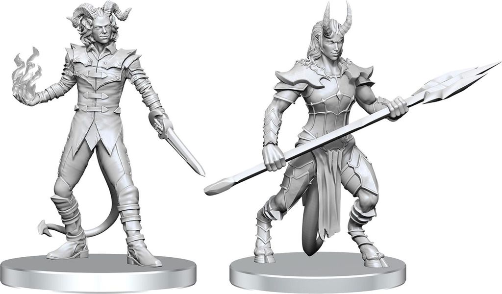 Pathfinder Deep Cuts Miniaturen unbemalt Vordine (Infantry Devil) & Pitborn Rogue