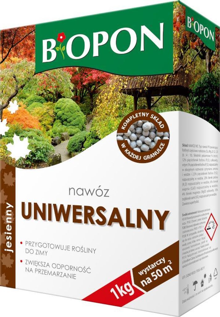 Nawóz jesienny uniwersalny BIOPON 1KG Zdjęcie produktu 