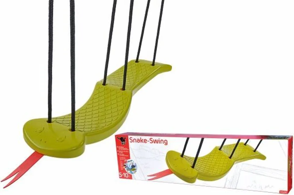 Balançoire serpent BIG-Snake-Swing robuste pour enfants et groupes