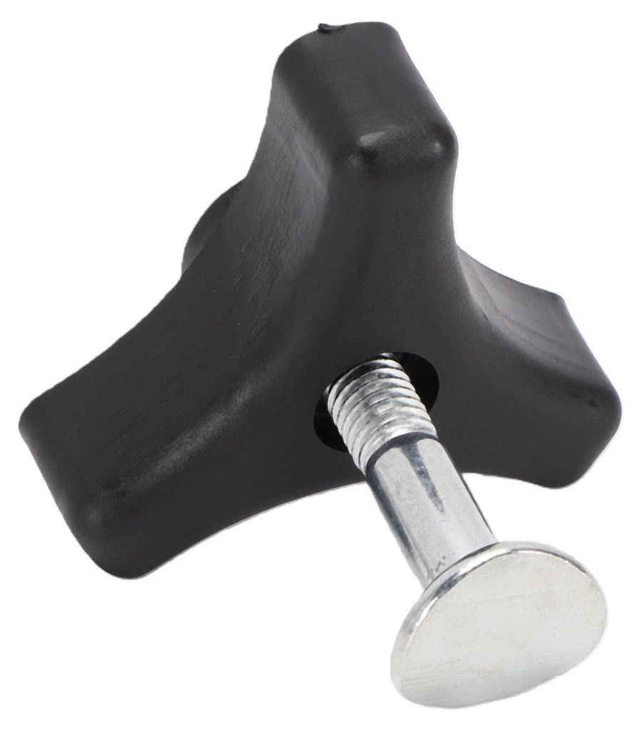 5-teiliges Rasenmäher-Griffknopf-Schrauben-Set, dreieckige Knopfschrauben für den Austausch von Zubehör