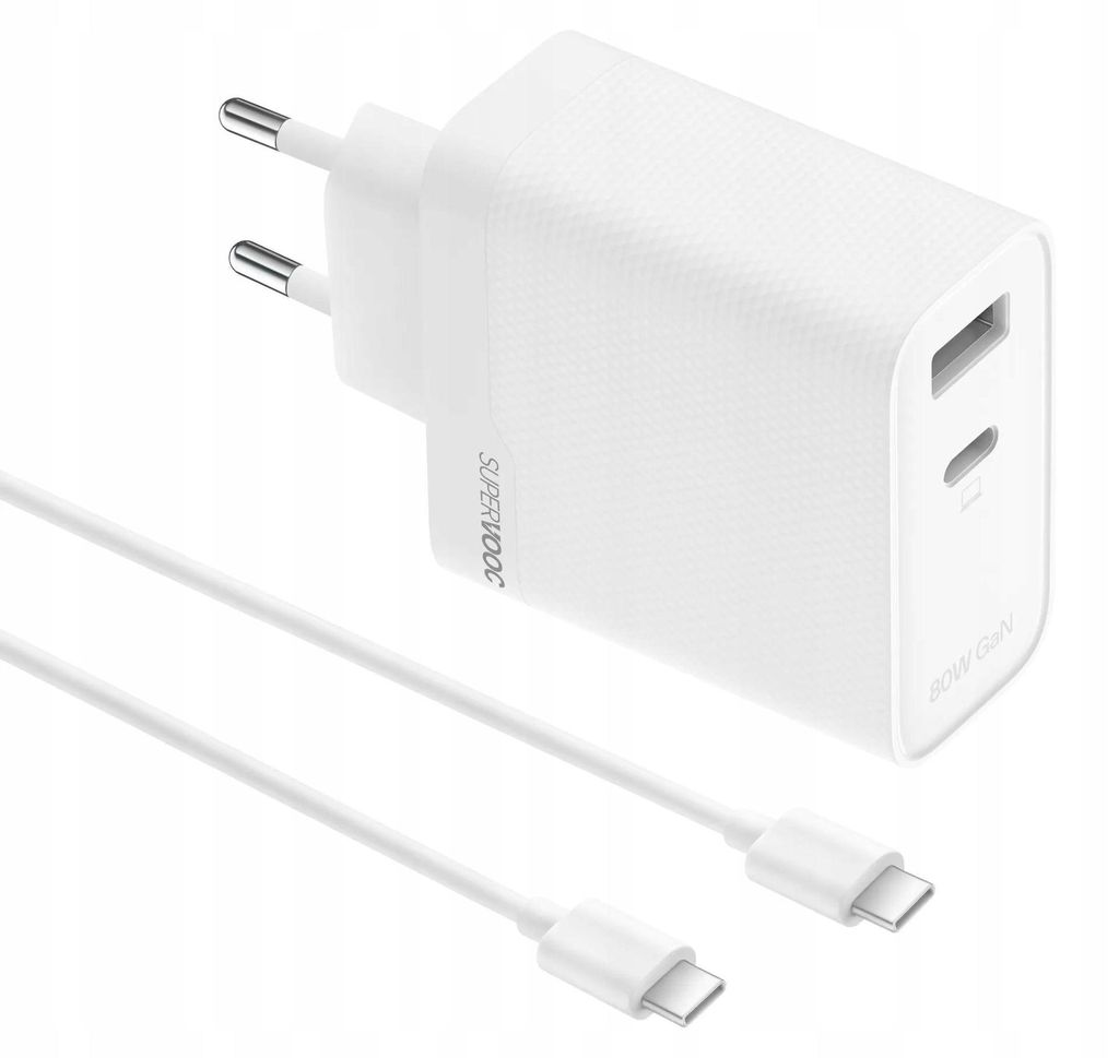 Ładowarka 220V REALME 80W OSAB7CF3AE+Kabel Zdjęcie produktu 