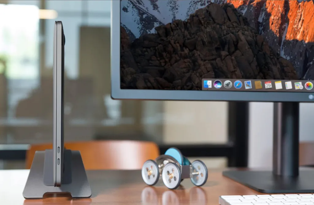 Support Vertical MacBook en Aluminium - Dock Station Twelve South Gris - 14