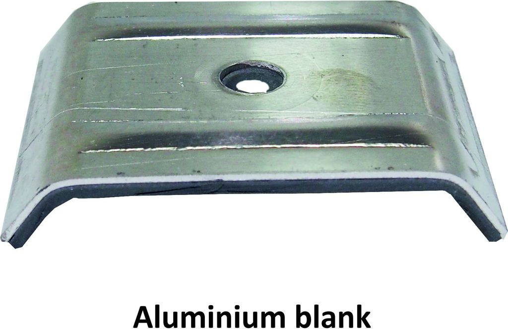 Kalotten für 35/207, Alu blank/ Pck a 100 Stück