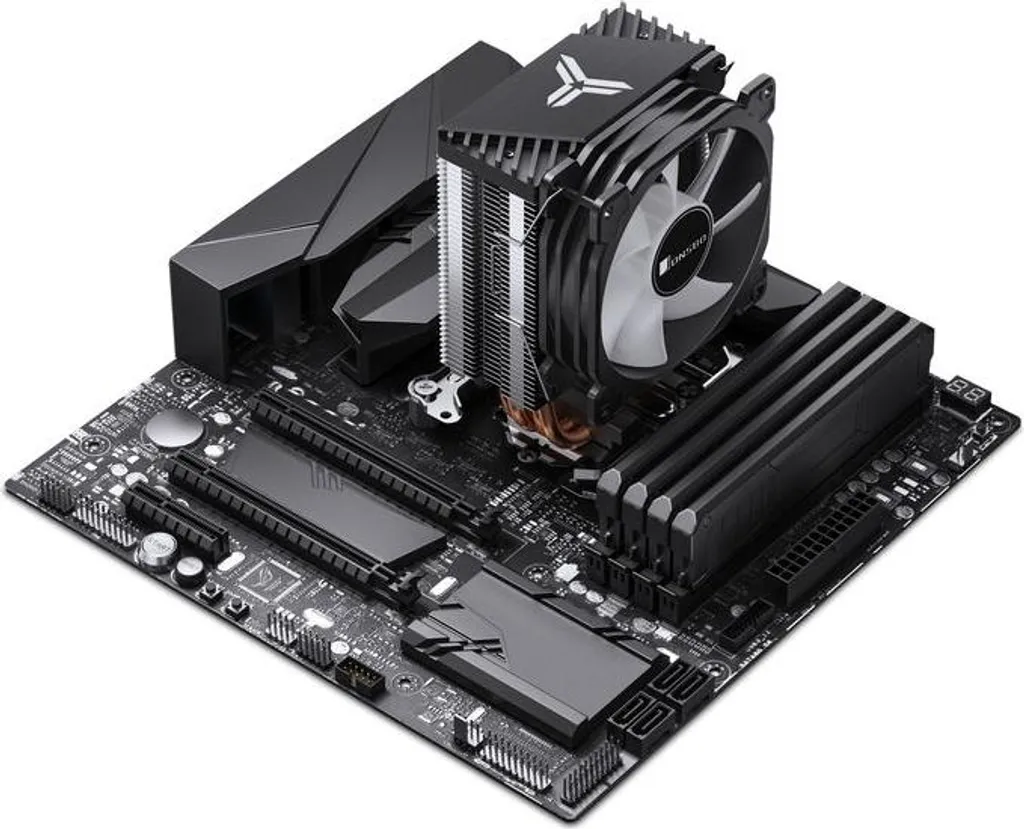 Ventirad CPU Compact Jonsbo CR-1400 E Noir pour PC Gaming Micro-ATX
