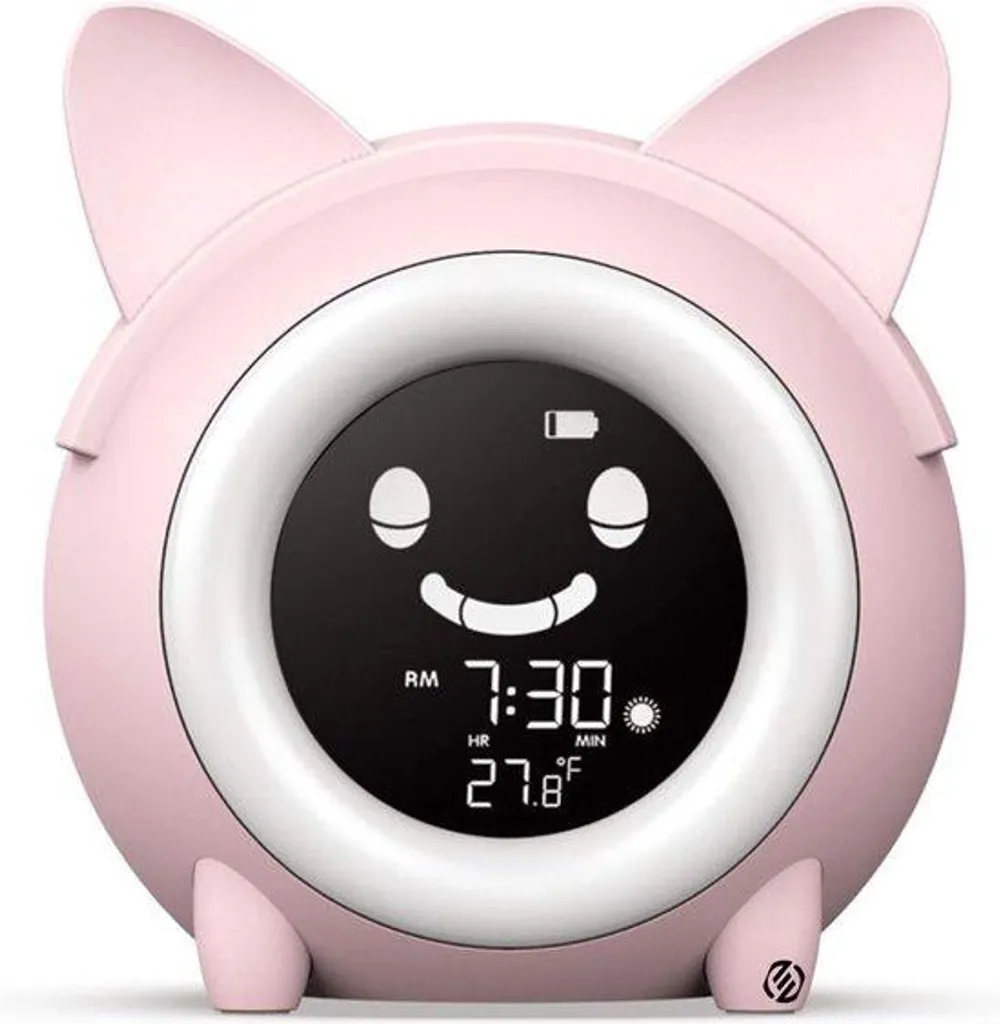 Veilleuse réveil enfant avec indicateur visuel de sommeil programmable