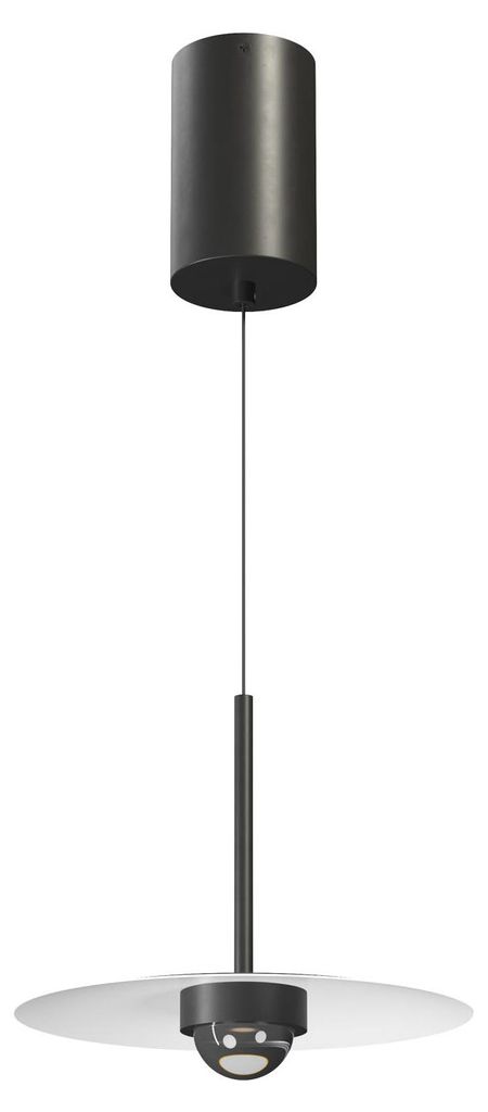 MINI HAT SURFACE Pendelleuchte 8W 3000K 70° Abstrahlwinkel Matt Schwarz - Modernes und elegantes Design für Innenräume - Beneito & Faure
