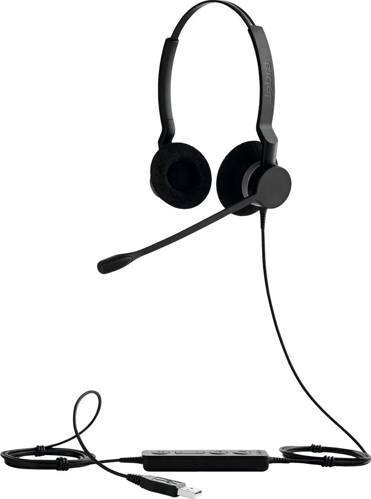 Jabra BIZ 2300 USB MS Duo Casque Filaire Professionnel Anti-Bruit