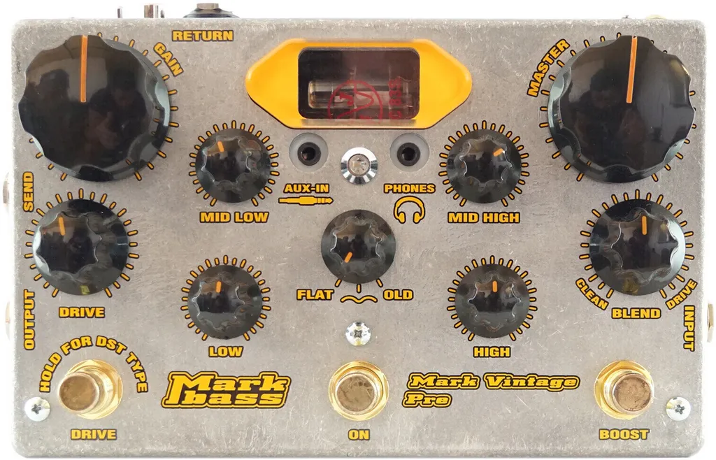 Solution Studio pour Bassiste Markbass Mark Vintage Pro DI et Préampli Tube