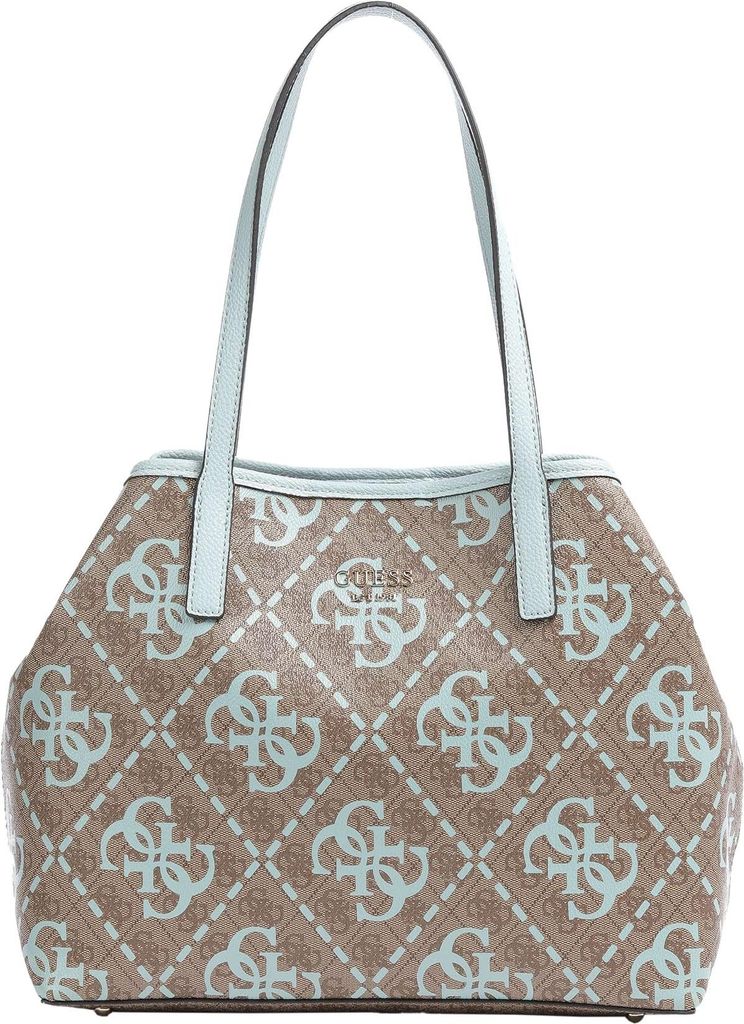 Guess Vikky Frauen 4G Logo Druck Synthetik Tote Tasche Produktbild 