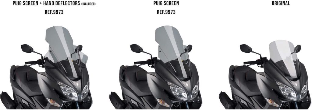 PUIG v-tech touring screen smoked clear pour Suzuki burgman Image du produit 