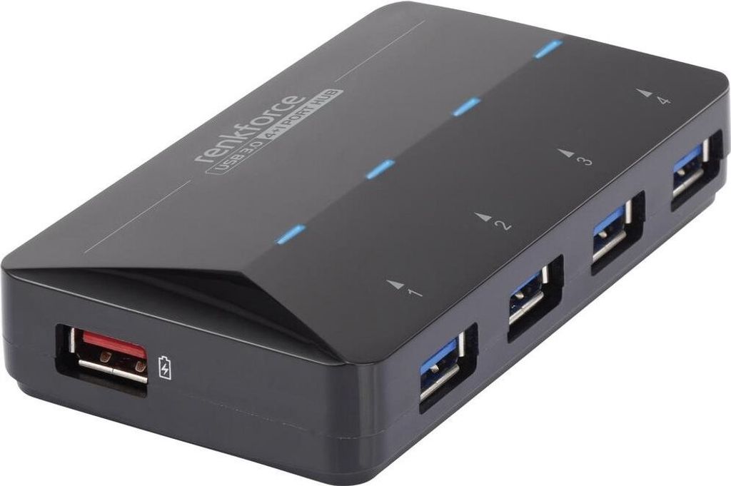 Renkforce RF-3806031 USB-Hub 4 Port USB-A USB 3.0 5 GBit/s Produktbild 