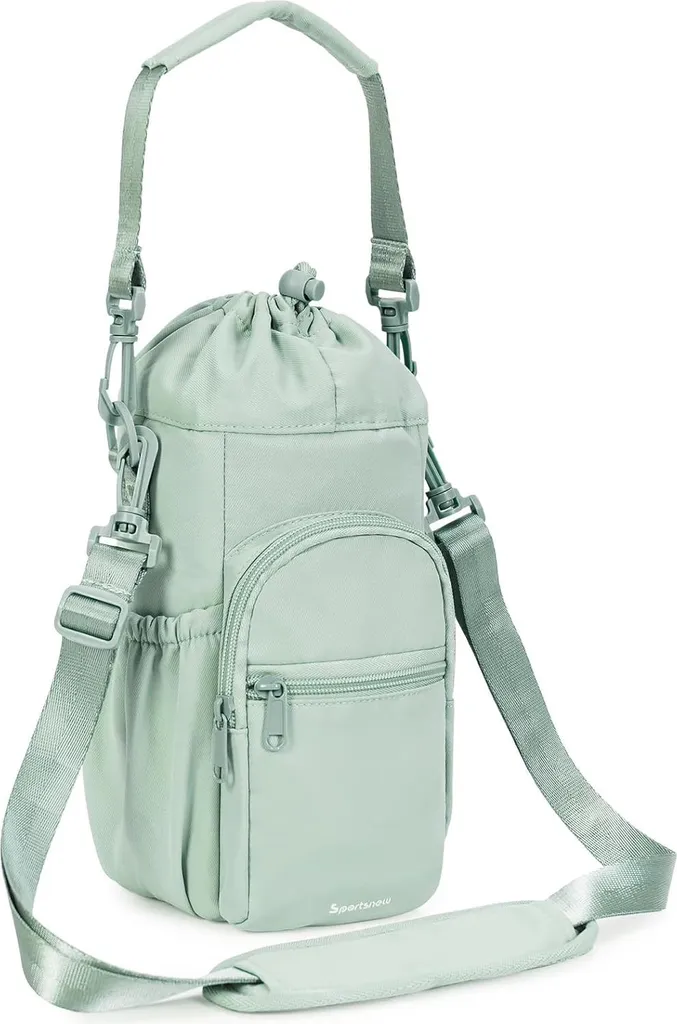 Portabottiglie Sportsnew 32-40 Oz: Borsa Termica con Tracolla e Tasca