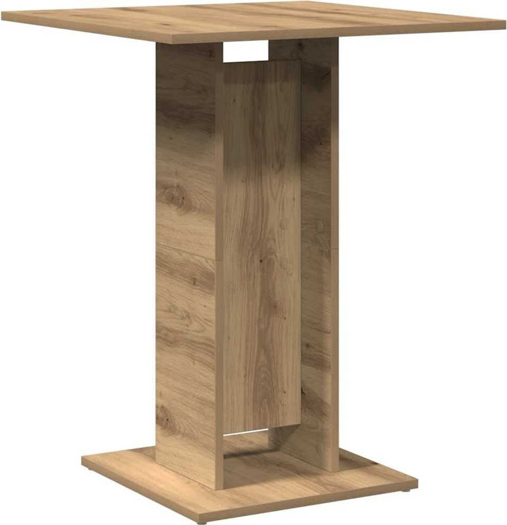 vidaXL Bistro stôl Artisan dub 60x60x75 cm materiál na báze Obrázok produktu 