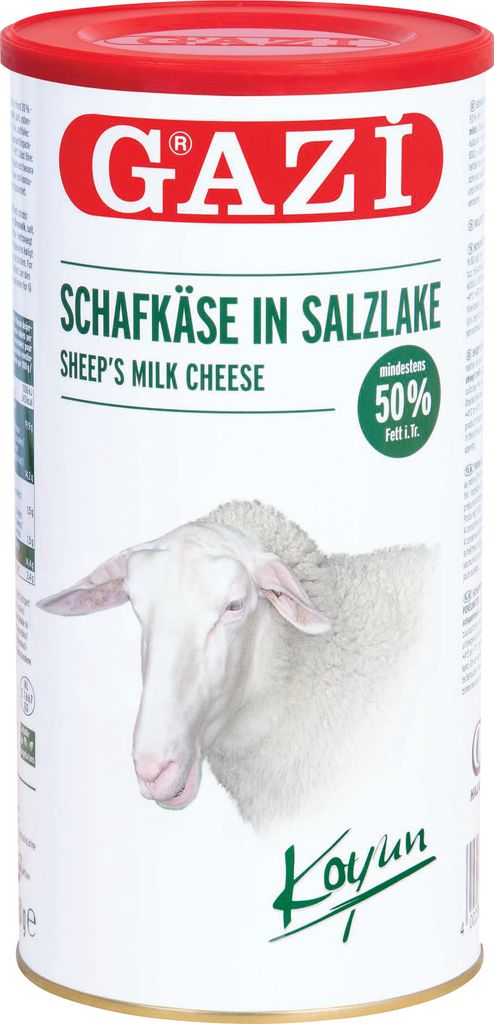 Ovčí sýr Gazi ve slaném nálevu 800g 50% tuku v sušině ovčí Obrázek produktu 