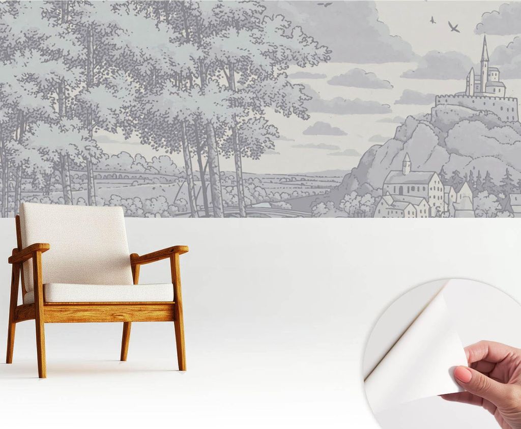 Fototapete selbstklebend - 250x104 cm - Tapete - Wandtapete - Wandbilder - Klebefolie - Dekofolie - Tapete Folie - Wand - Dekoration - Wohnzimmer -...