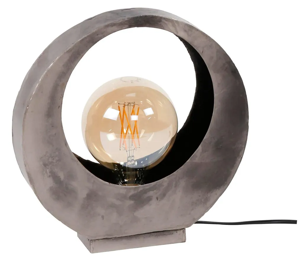Luminaire d'appoint argenté 30 cm - Ambiance tamisée pour salon chic