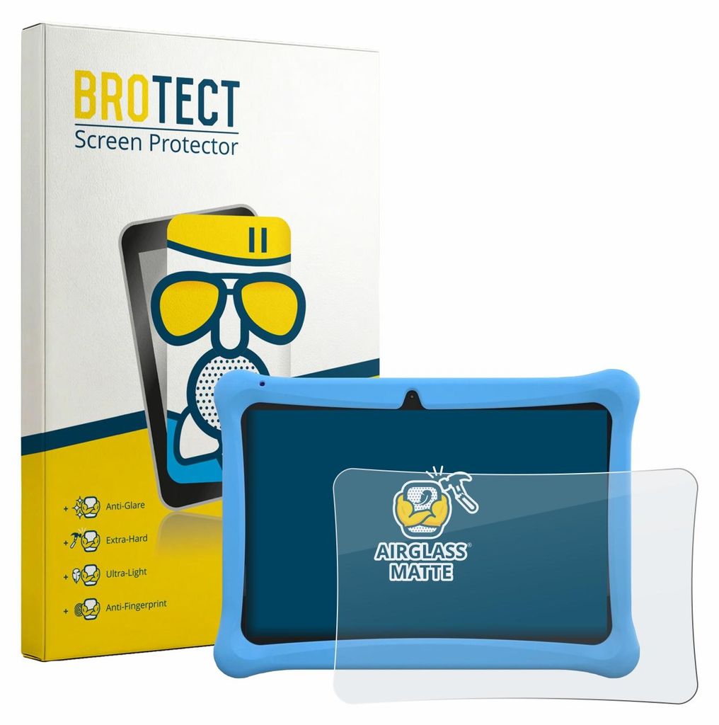 BROTECT Entspiegelungs Schutzglas für Menghu Kids Tablet 10.1" Schutzfolie Panzer Folie Glas Display Schutz matt
