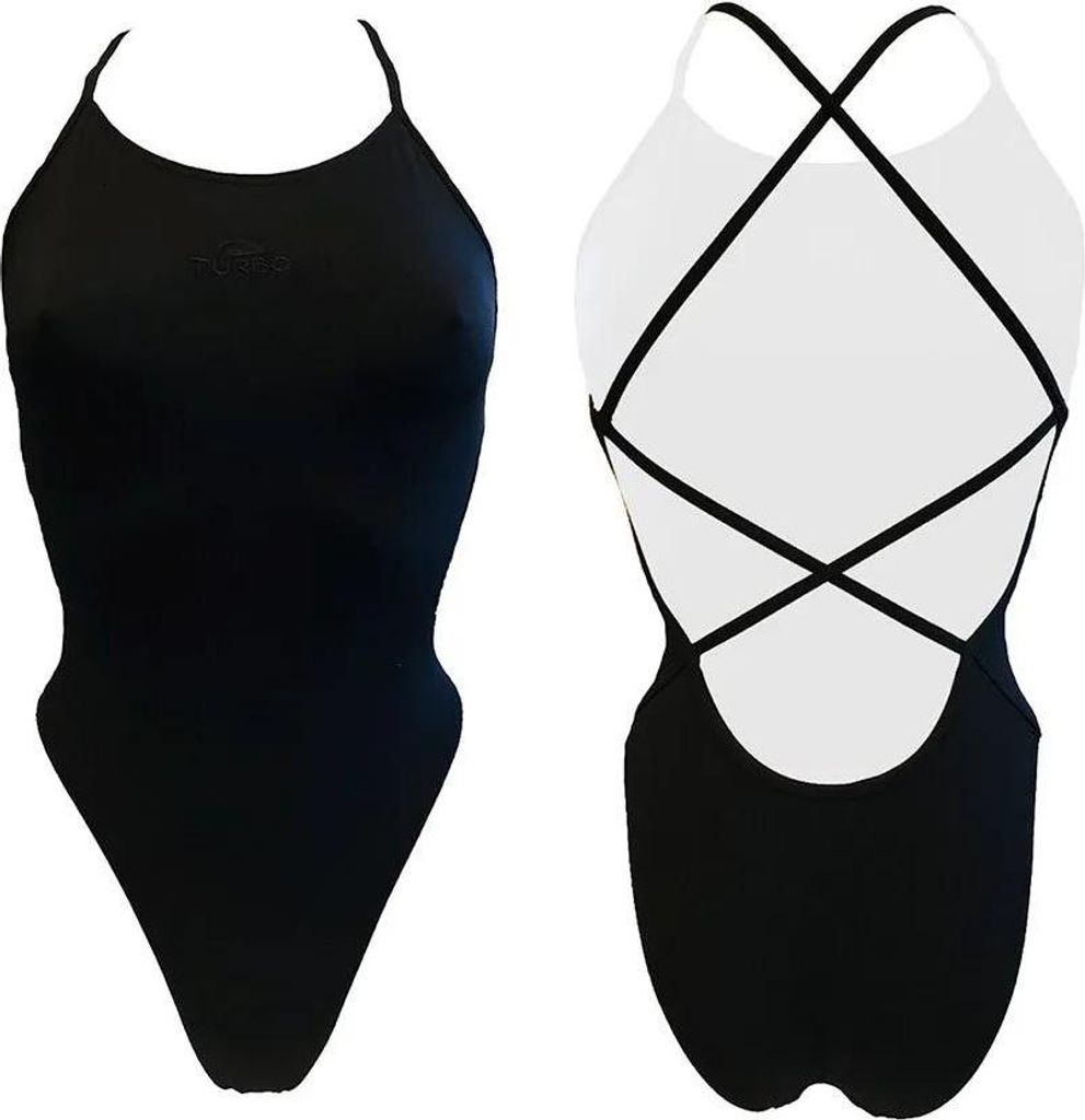 Turbo Patron Sirene Badeanzug Schwarz M Frau Schwarz M