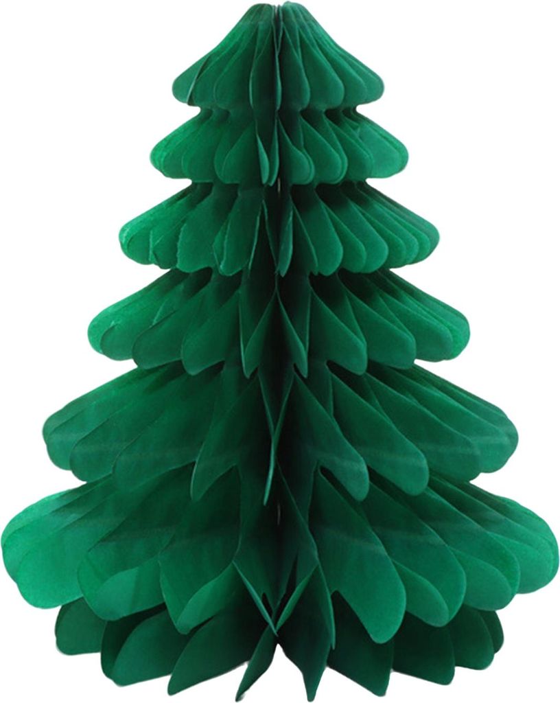 Weihnachtsbaumschmuck zum Aufhängen, einfache Montage, festliche Hängedekoration, 3D-Wabenpapierdekoration
