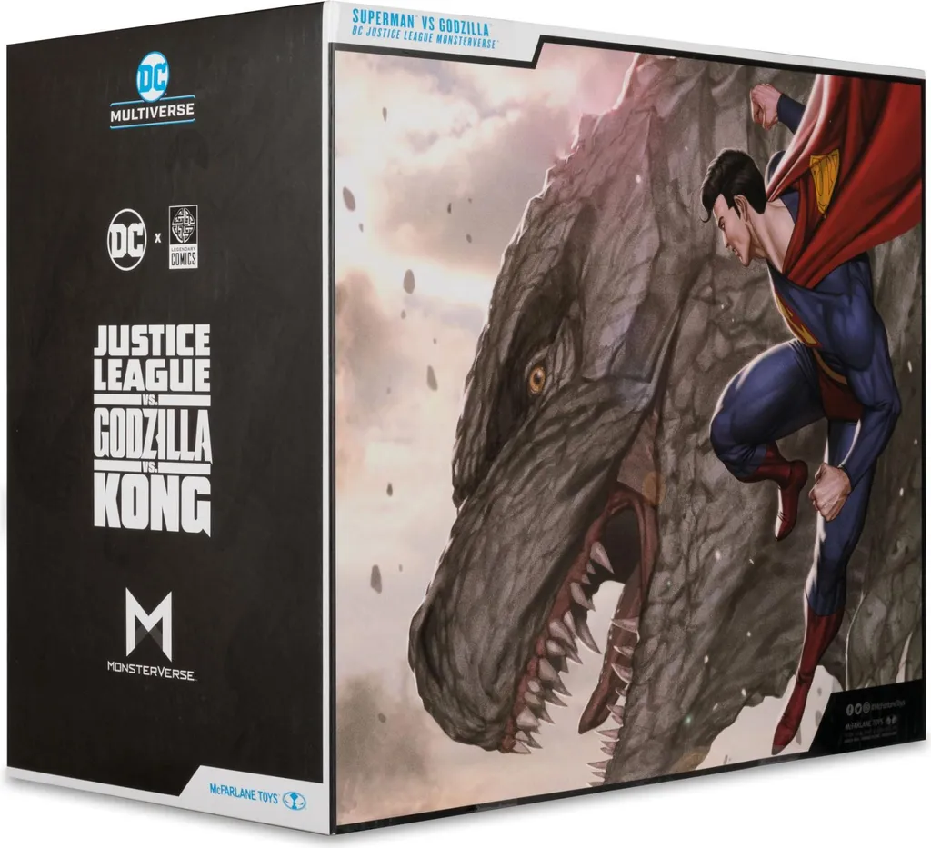 Figurines DC Multiverse Superman vs Godzilla Pack de 2 Justice League - 15