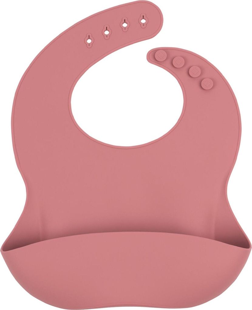 Tiny Dining Baby-Entwöhnungslätzchen aus Silikon – Dusty Rose