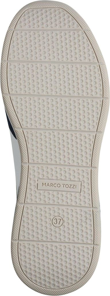 MARCO TOZZI Damen Sneaker mit Reißverschluss Plateau und Keilabsatz 2-23764-46, Größe:38 EU, Farbe:Blau